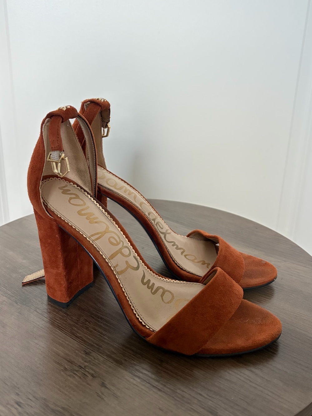 Sam Edelman Yaro Suede Block Heels - Picture 3 of 6